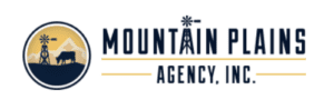 Mountain Plains Agency, Inc. logo with windmill and cattle, symbolizing comprehensive financial protection services.